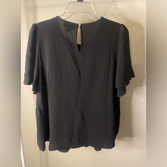 CeCe pleated short sleeve blouse - Picture 4 of 7